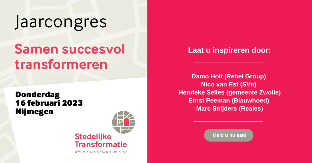Stedelijke Transformatie Uitnodiging