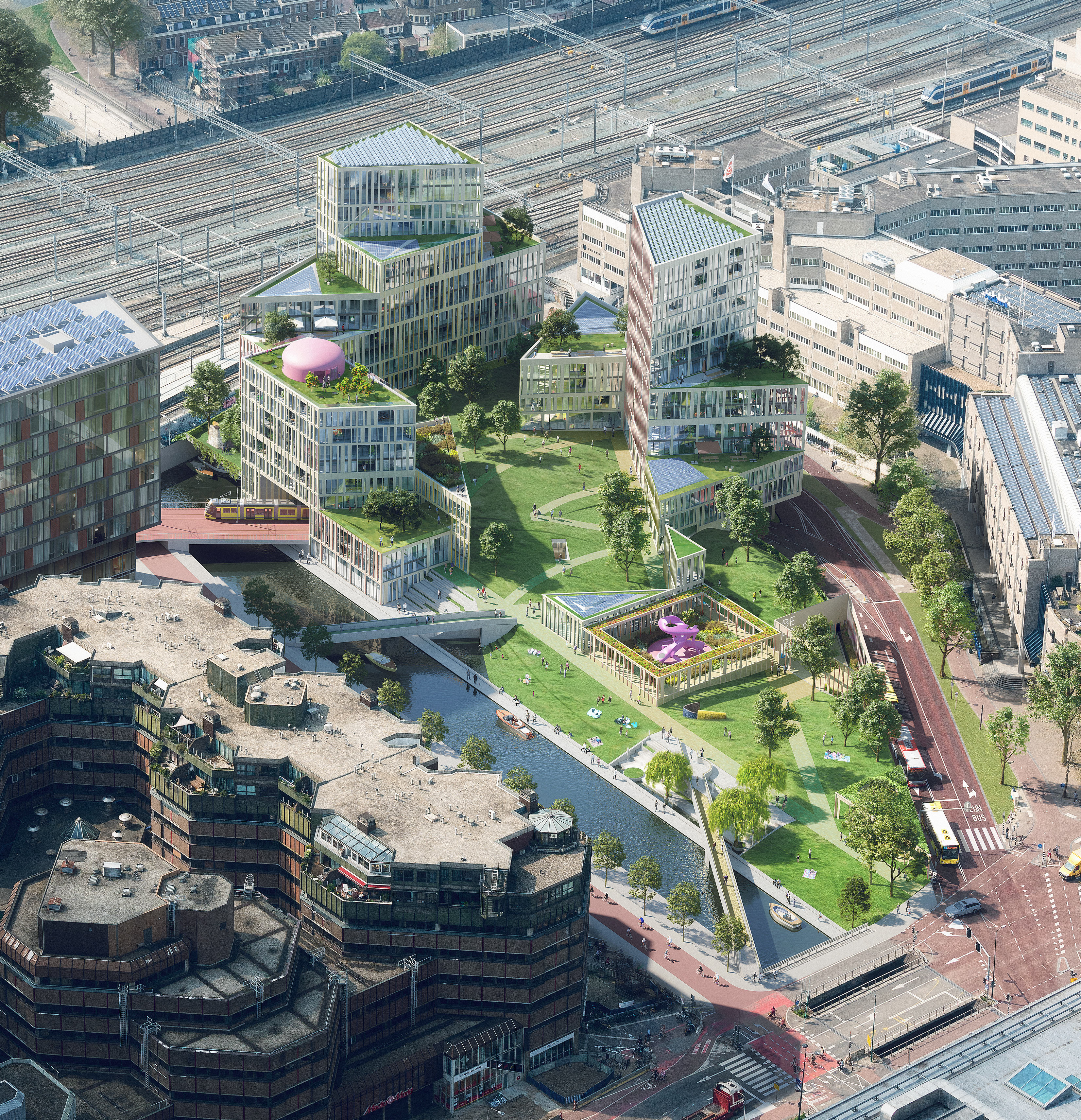 Transformatie Smakkelaarsveld Utrecht Aerial View