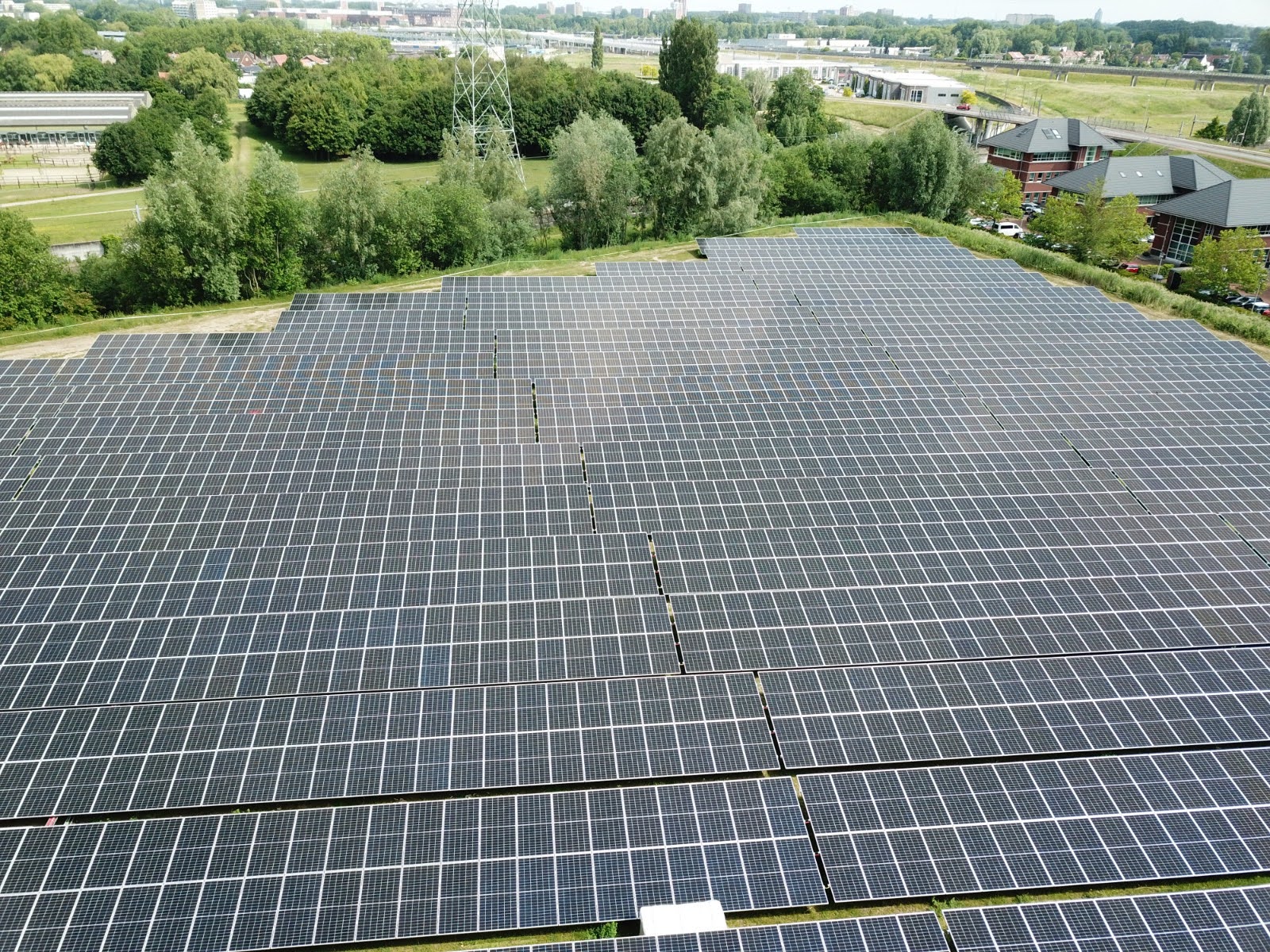 Realisatiefonds Zonneveld De Punt Aangelegd Birdseye view