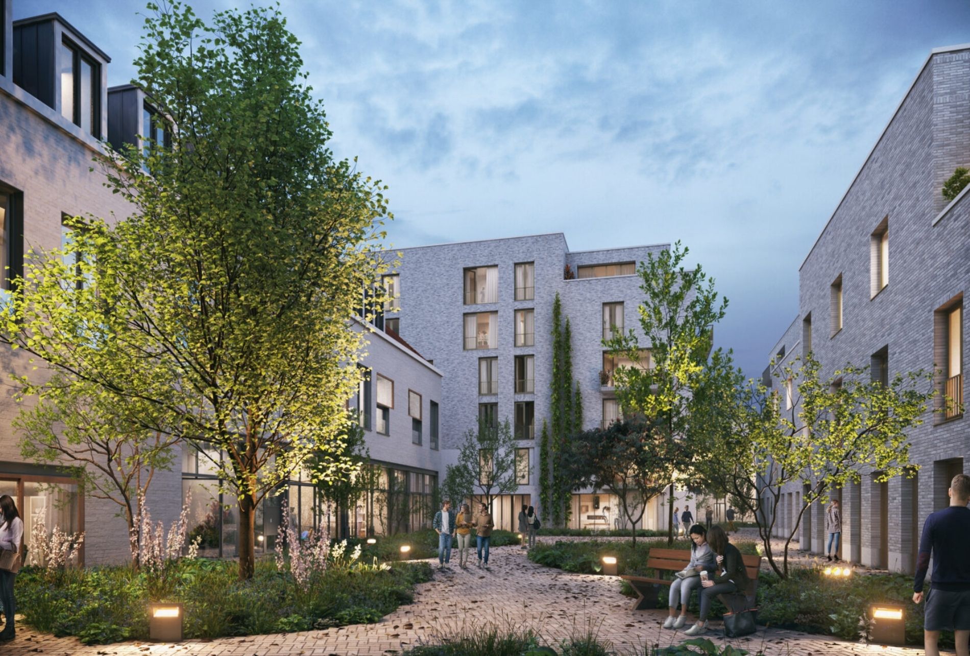 Transformatie Boterfabriek Impressie Ontwikkelaar Nacht