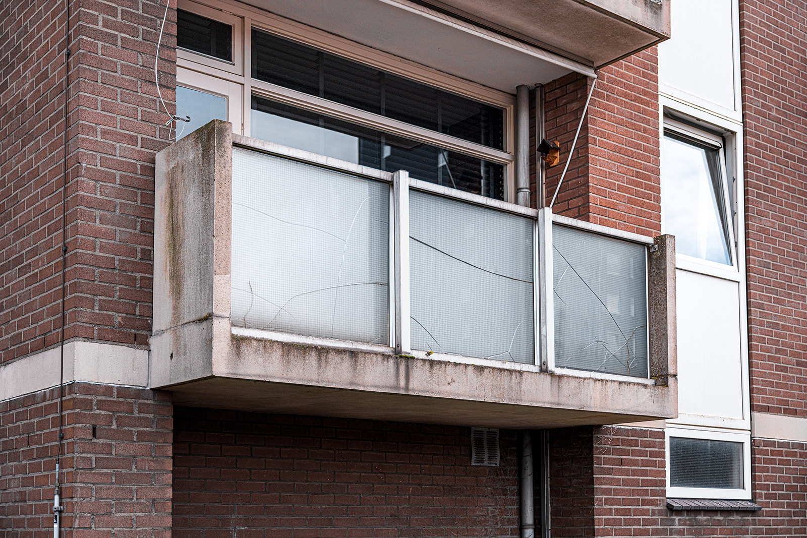 Oud balkon van een VvE